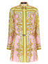 Versace Spring Barocco Dress Multicolor