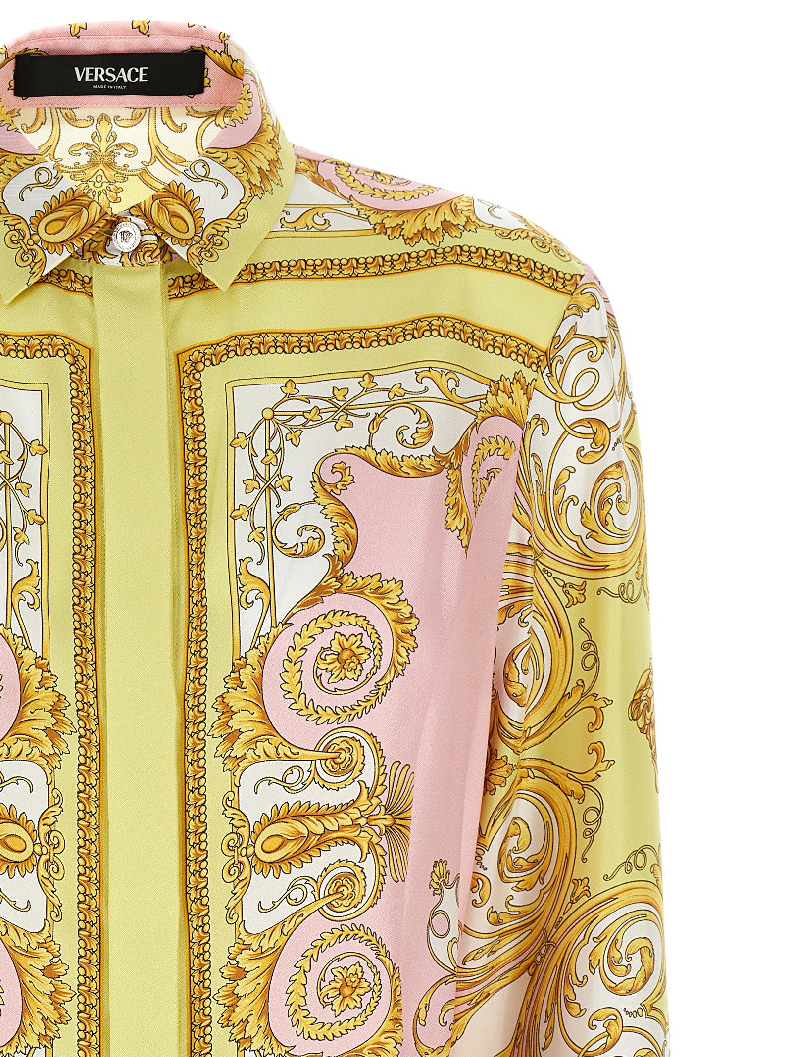 Versace Spring Barocco Dress Multicolor
