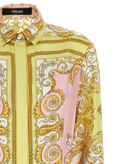 Versace Spring Barocco Dress Multicolor