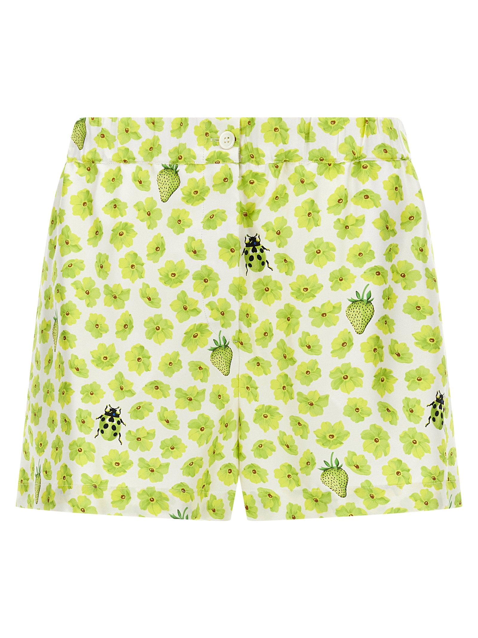 Versace Strawberry Garden Shorts Multicolor