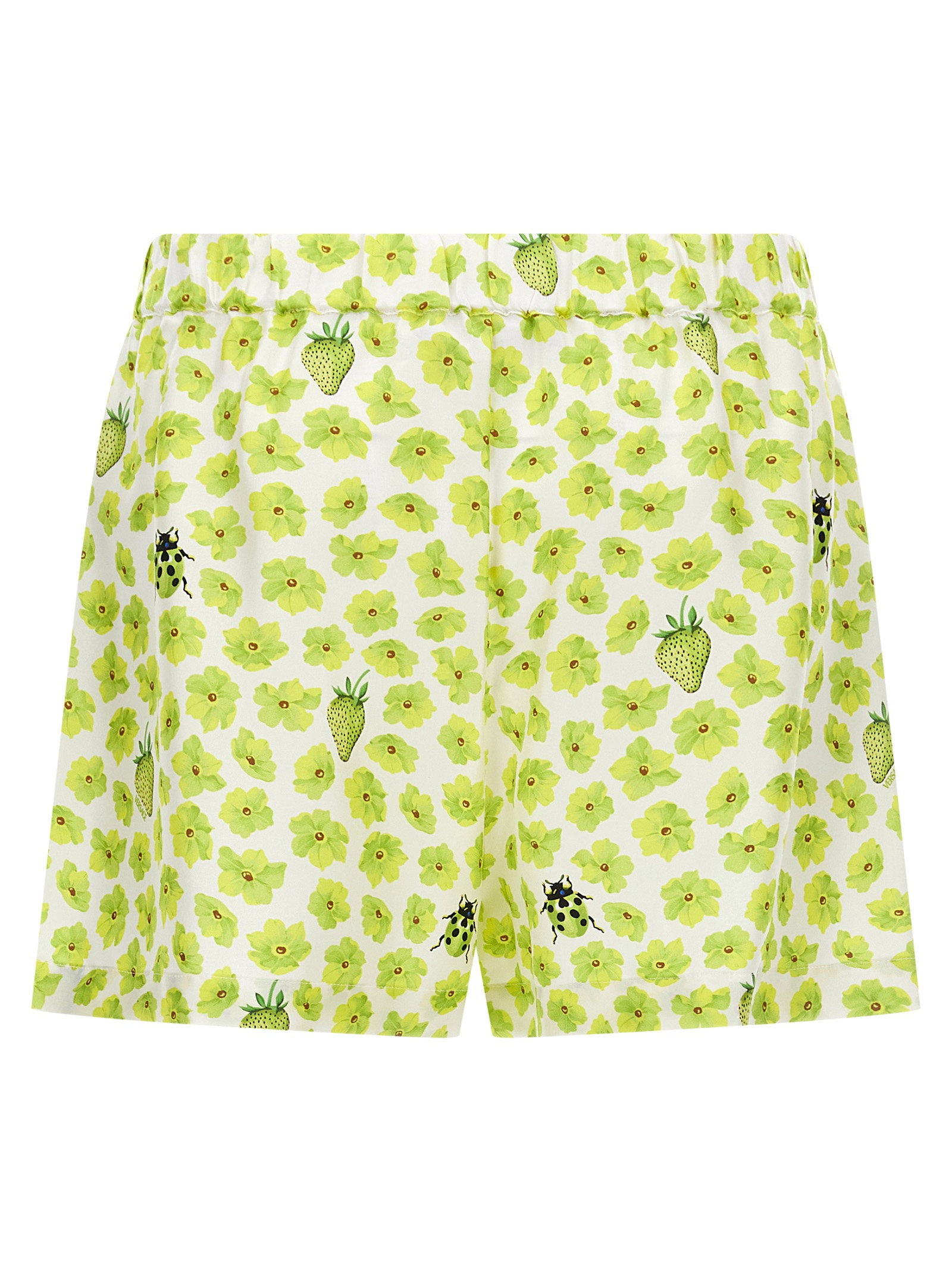 Versace Strawberry Garden Shorts Multicolor