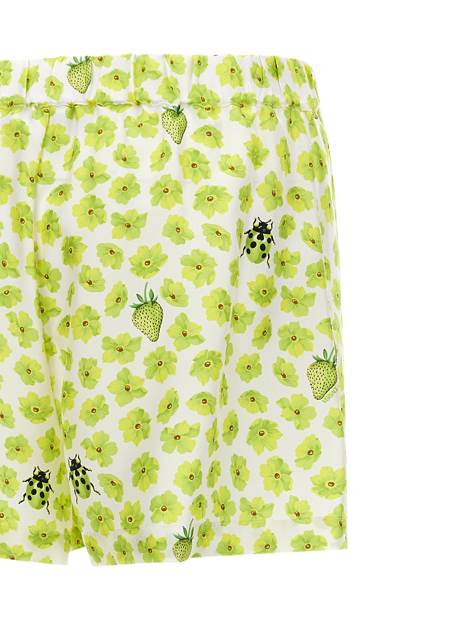 Versace Strawberry Garden Shorts Multicolor