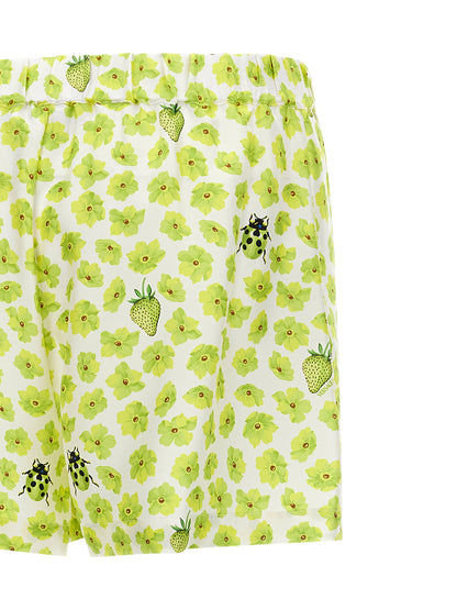 Versace Strawberry Garden Shorts Multicolor