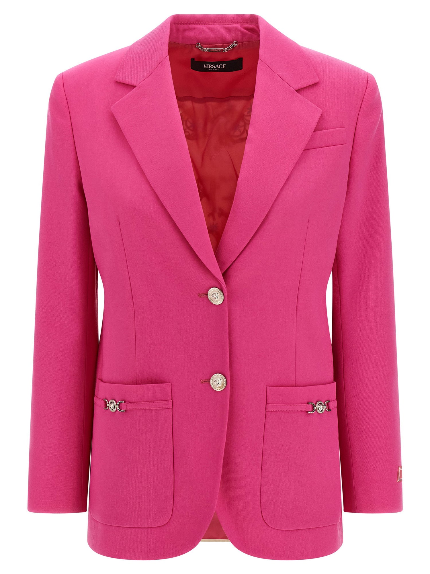 Versace Underwater Barocco Blazer Fuchsia