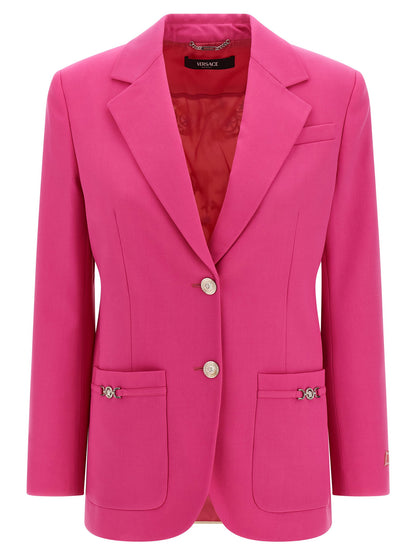 Versace Underwater Barocco Blazer Fuchsia