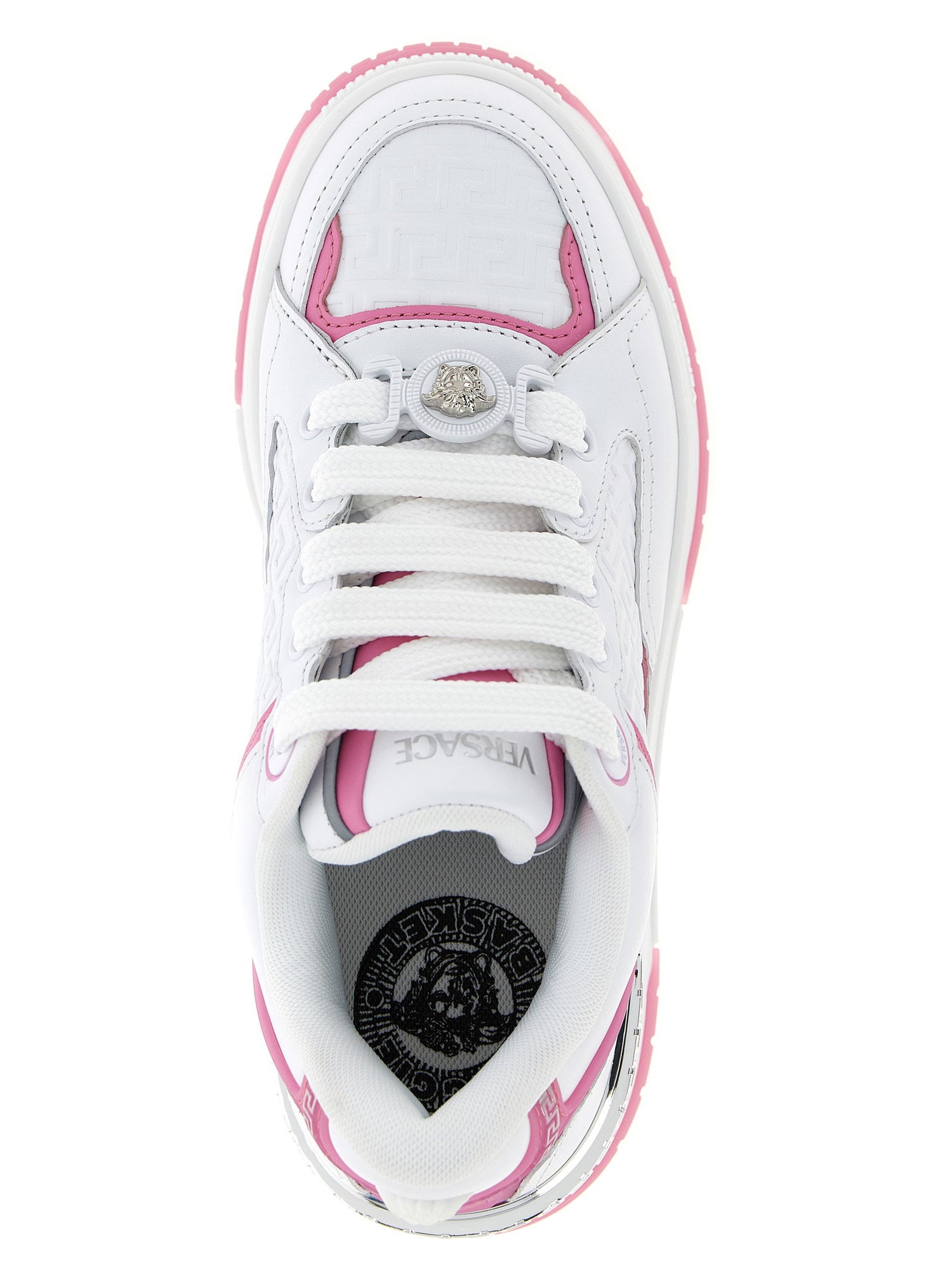 Versace Biggie Basket Sneakers Pink