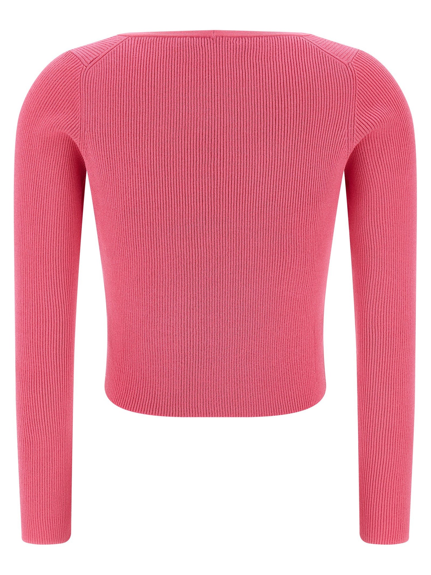 Versace Safety Pin Cardigan Fuchsia
