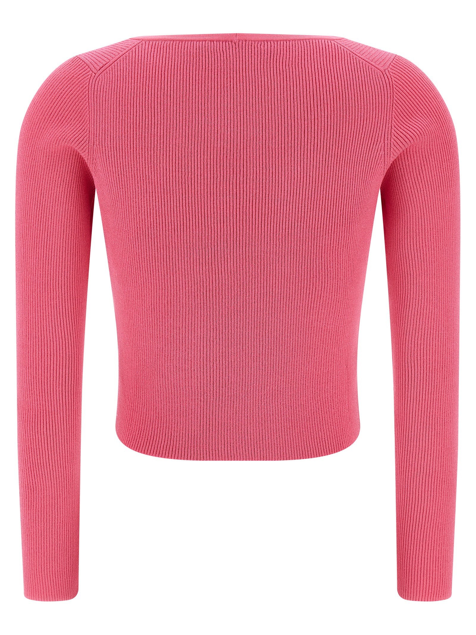 Versace Safety Pin Cardigan Fuchsia