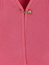 Versace Safety Pin Cardigan Fuchsia