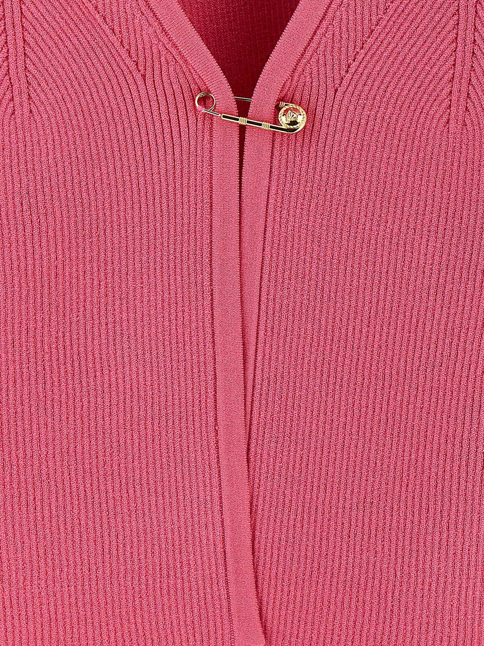 Versace Safety Pin Cardigan Fuchsia