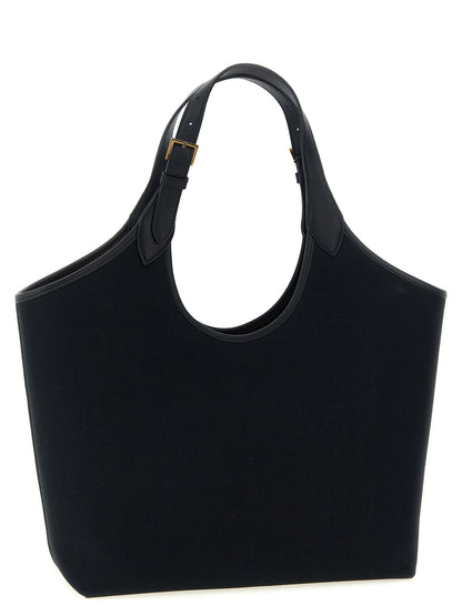 Versace Medium La Medusa Shopping Bag Black