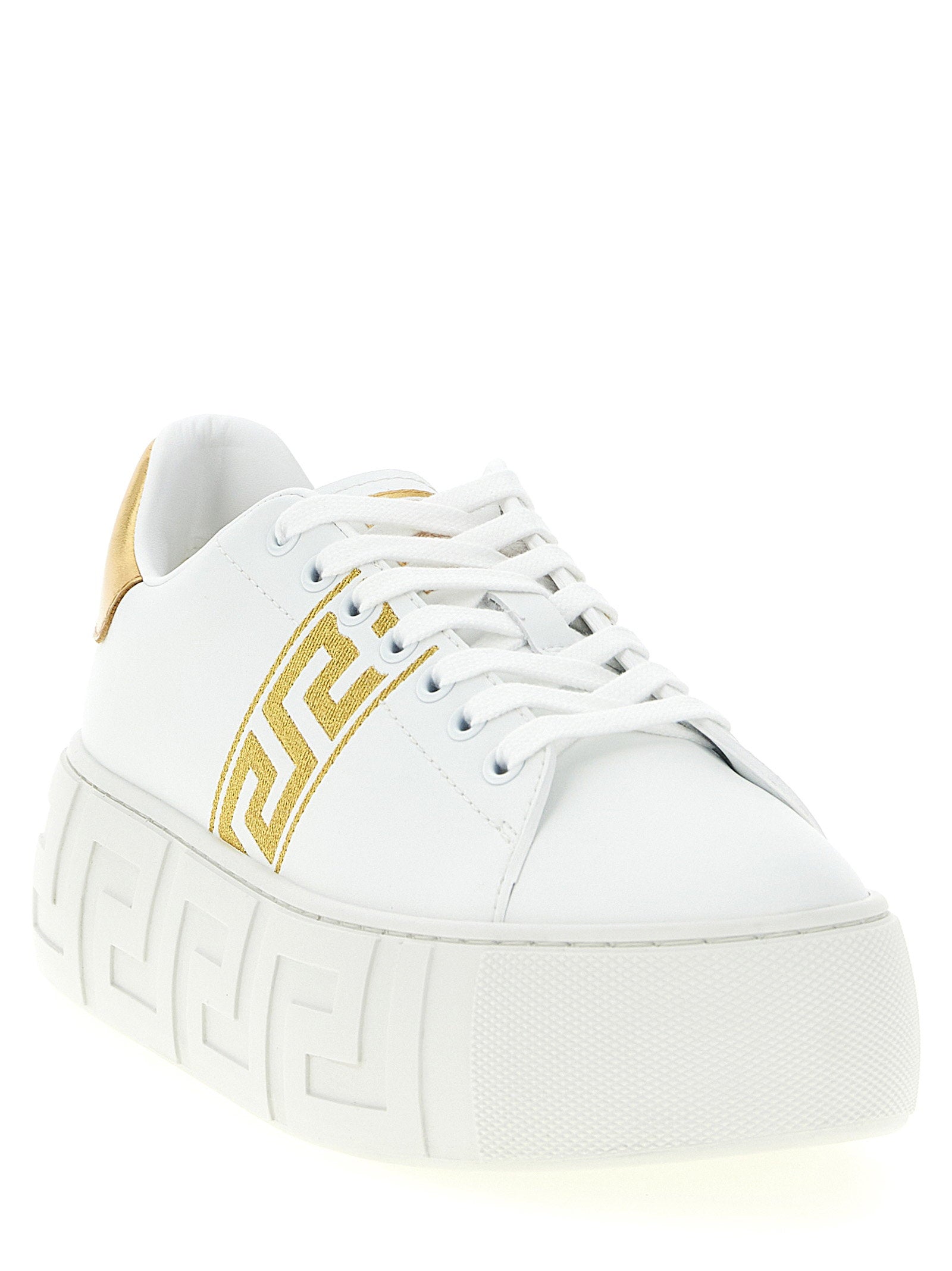 Versace La Greca Sneakers Gold