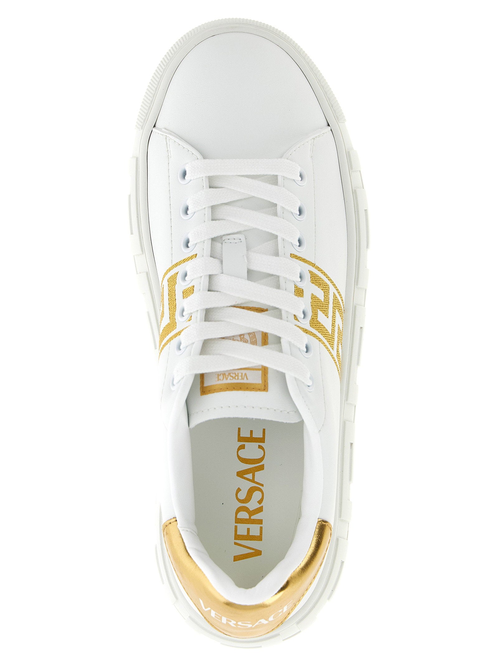Versace La Greca Sneakers Gold