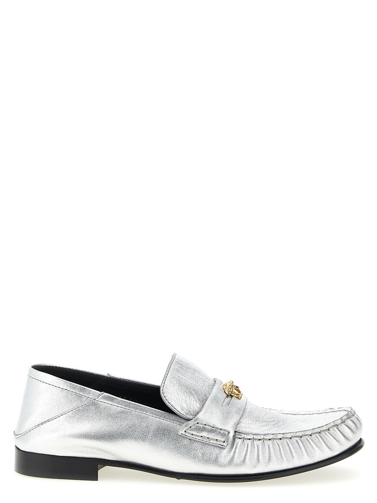 Versace La Medusa Loafers Silver