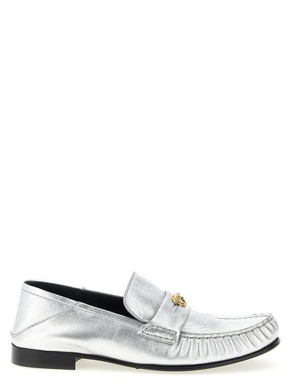 Versace La Medusa Loafers Silver