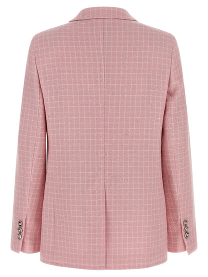 Versace Blazer Check Pink