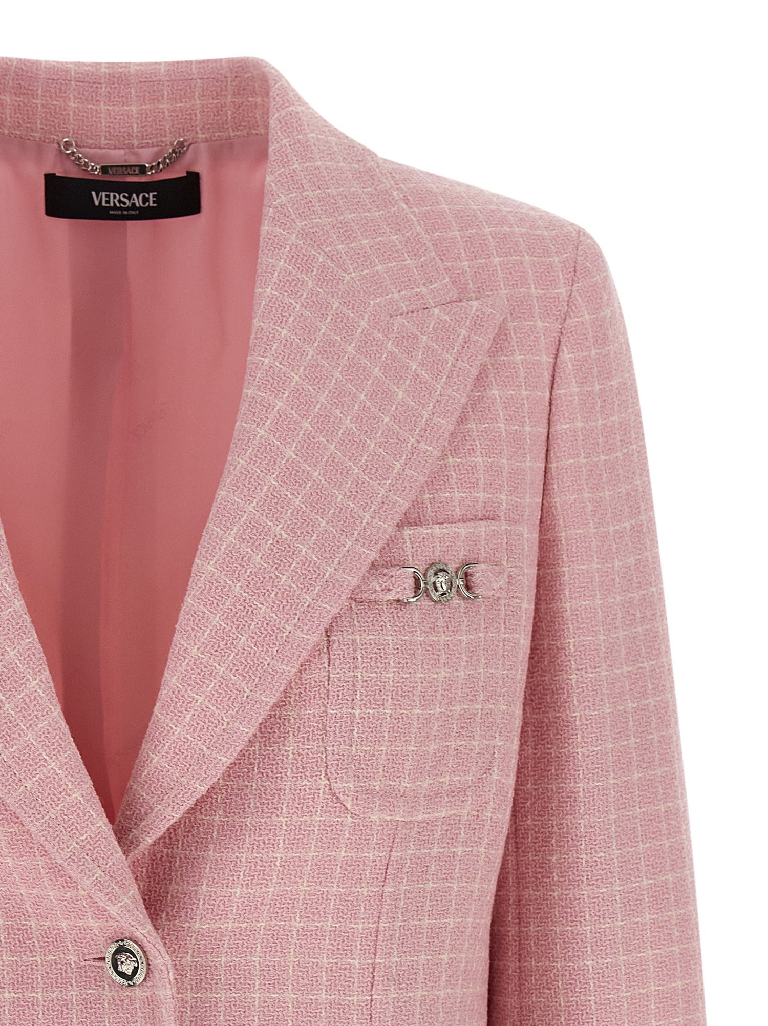 Versace Blazer Check Pink