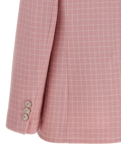 Versace Blazer Check Pink