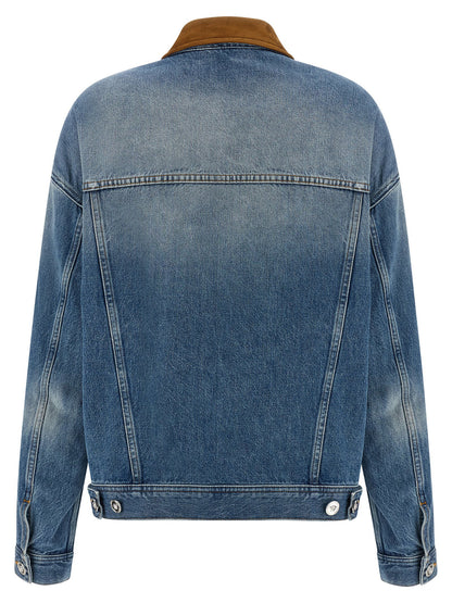 Versace Trucker Jacket Blue