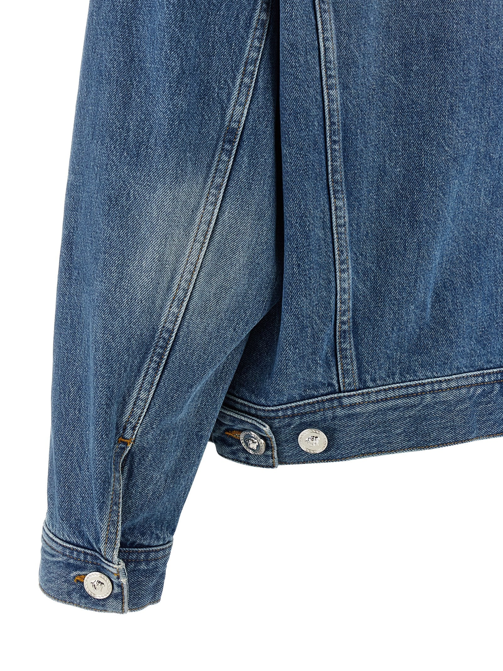 Versace Trucker Jacket Blue