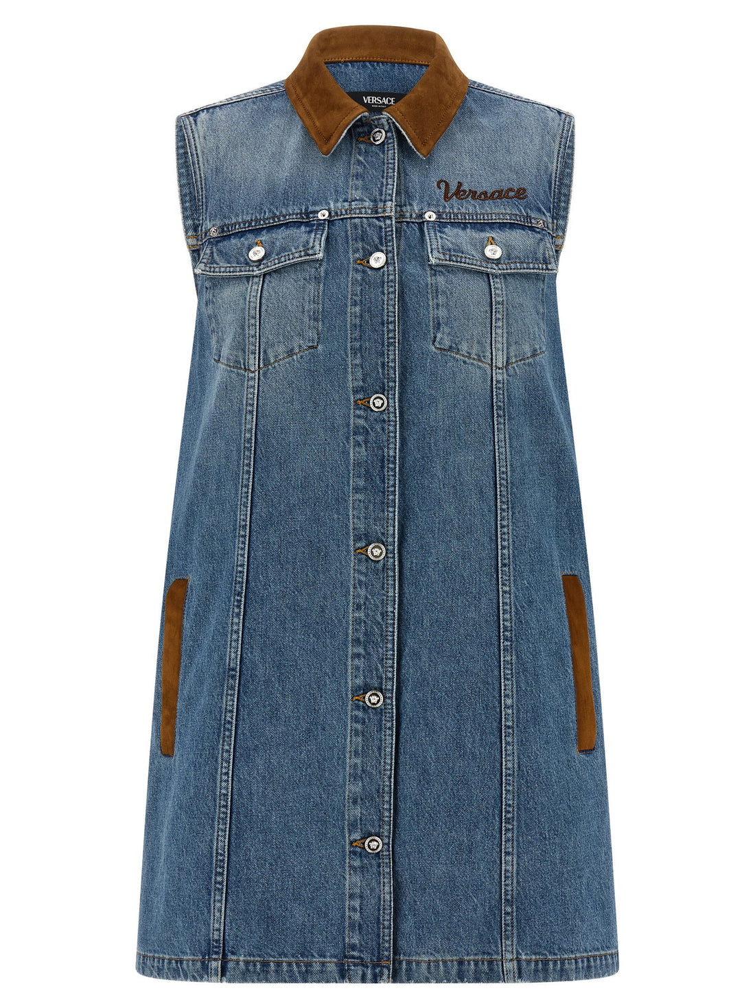 Versace A-line Dress Blue