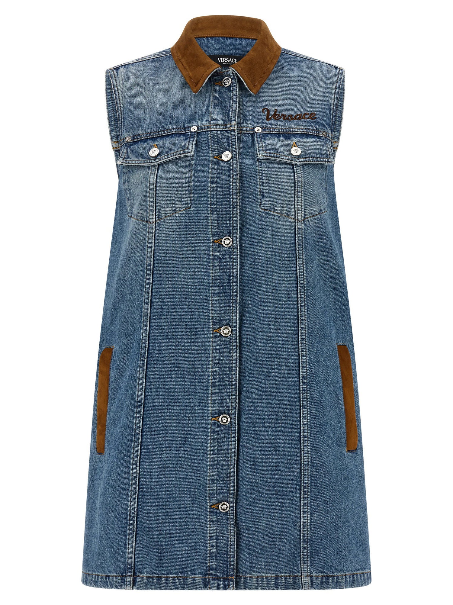 Versace A-line Dress Blue