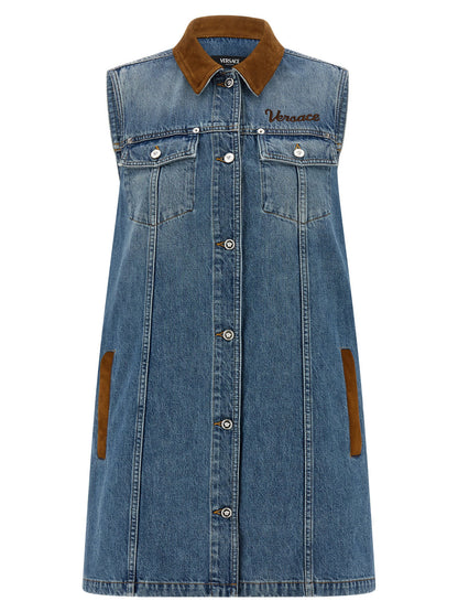 Versace A-line Dress Blue