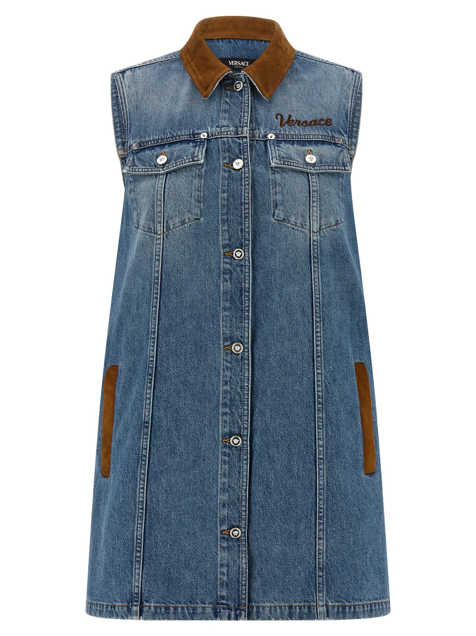 Versace A-line Dress Blue