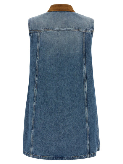 Versace A-line Dress Blue