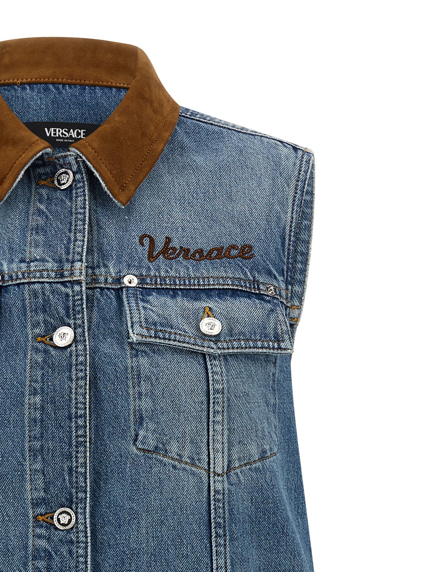 Versace A-line Dress Blue