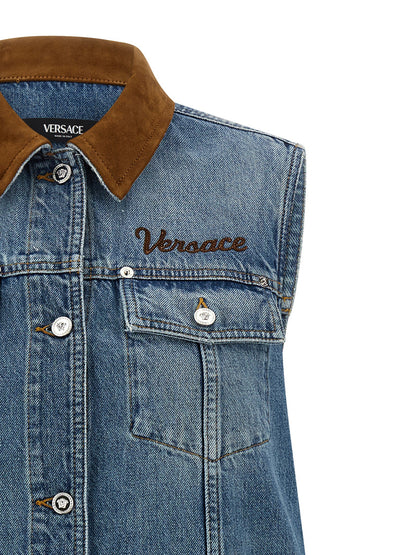 Versace A-line Dress Blue