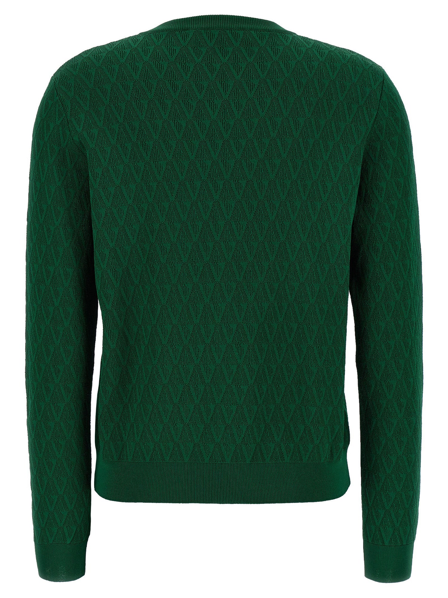 Versace Cardigan Pattern V Green
