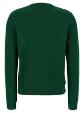 Versace Cardigan Pattern V Green