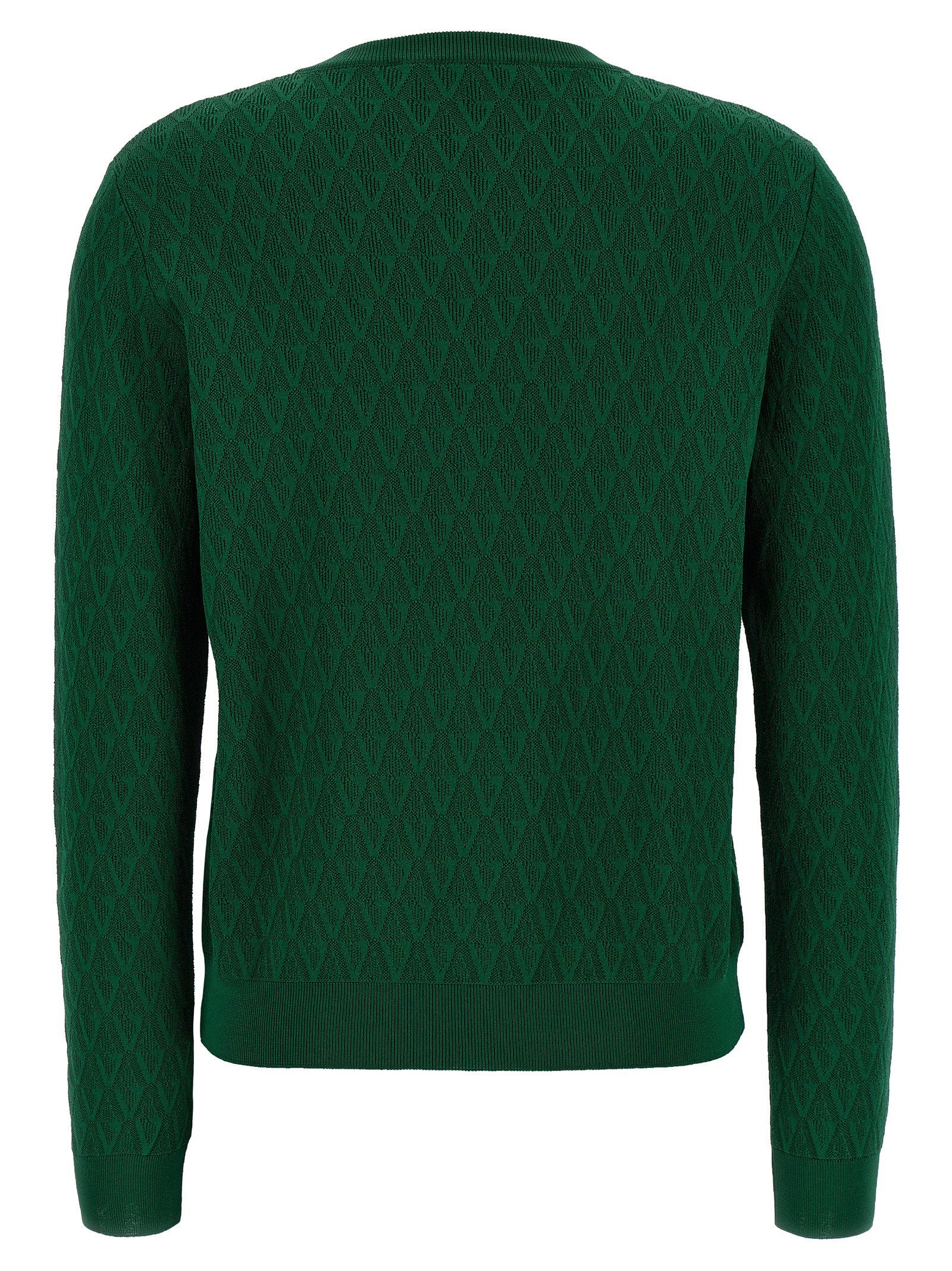 Versace Cardigan Pattern V Green