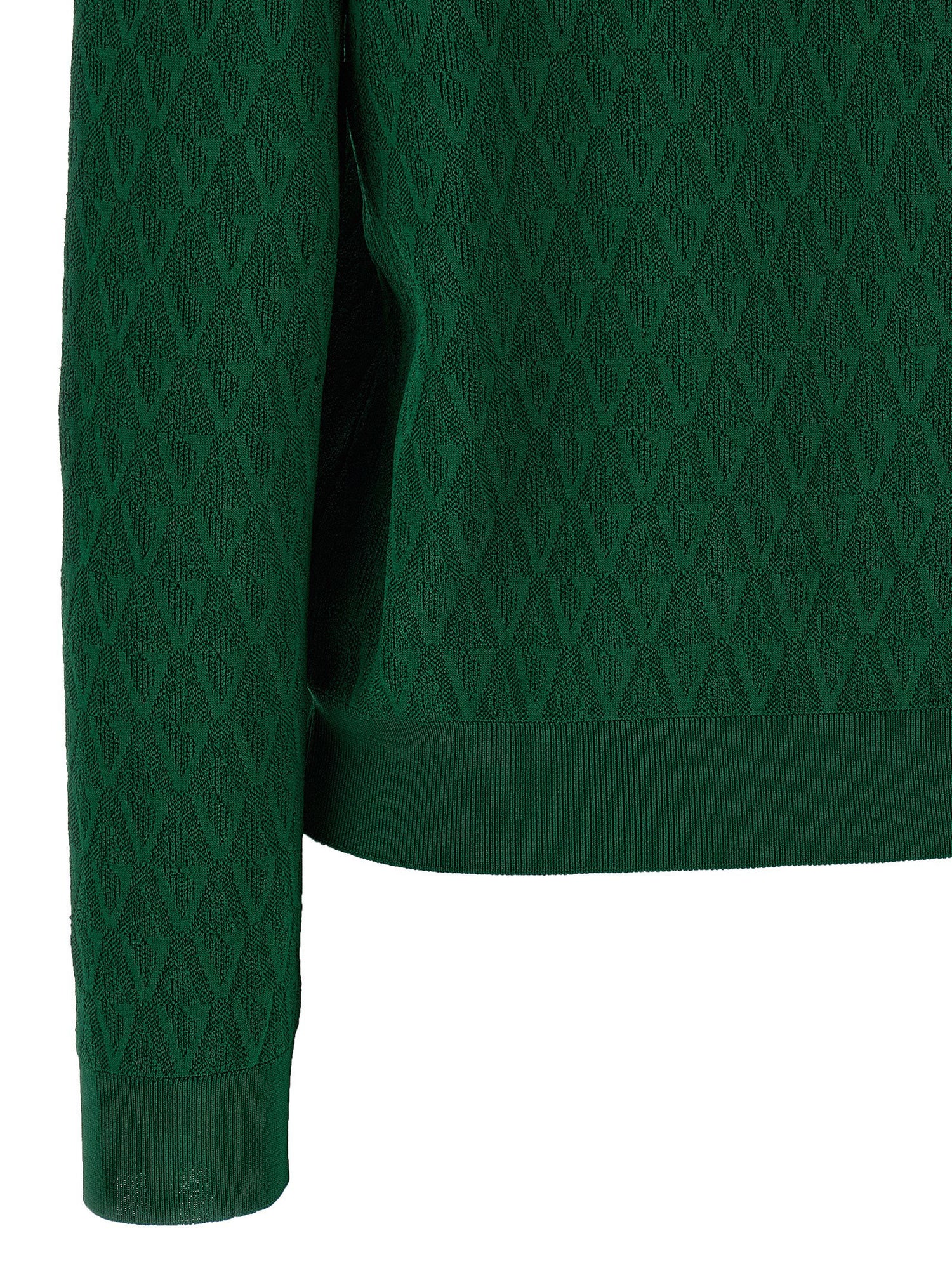 Versace Cardigan Pattern V Green