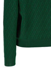 Versace Cardigan Pattern V Green