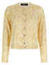 Versace Barocco 92 Cardigan Yellow