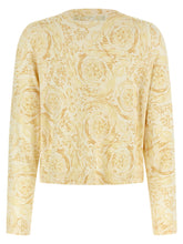 Versace Barocco 92 Cardigan Yellow
