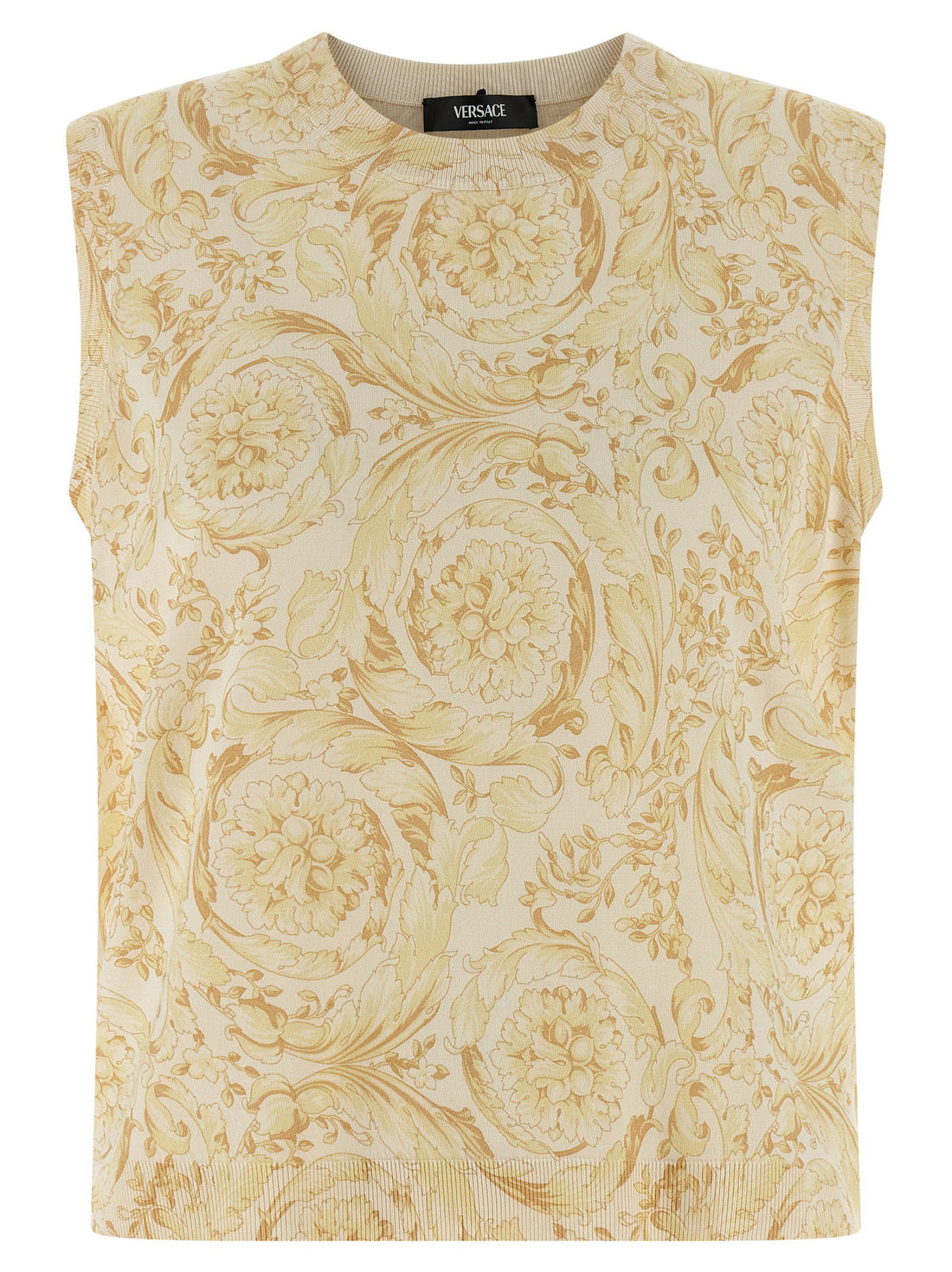 Versace Barocco Vest Yellow
