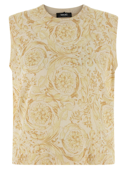 Versace Barocco Vest Yellow