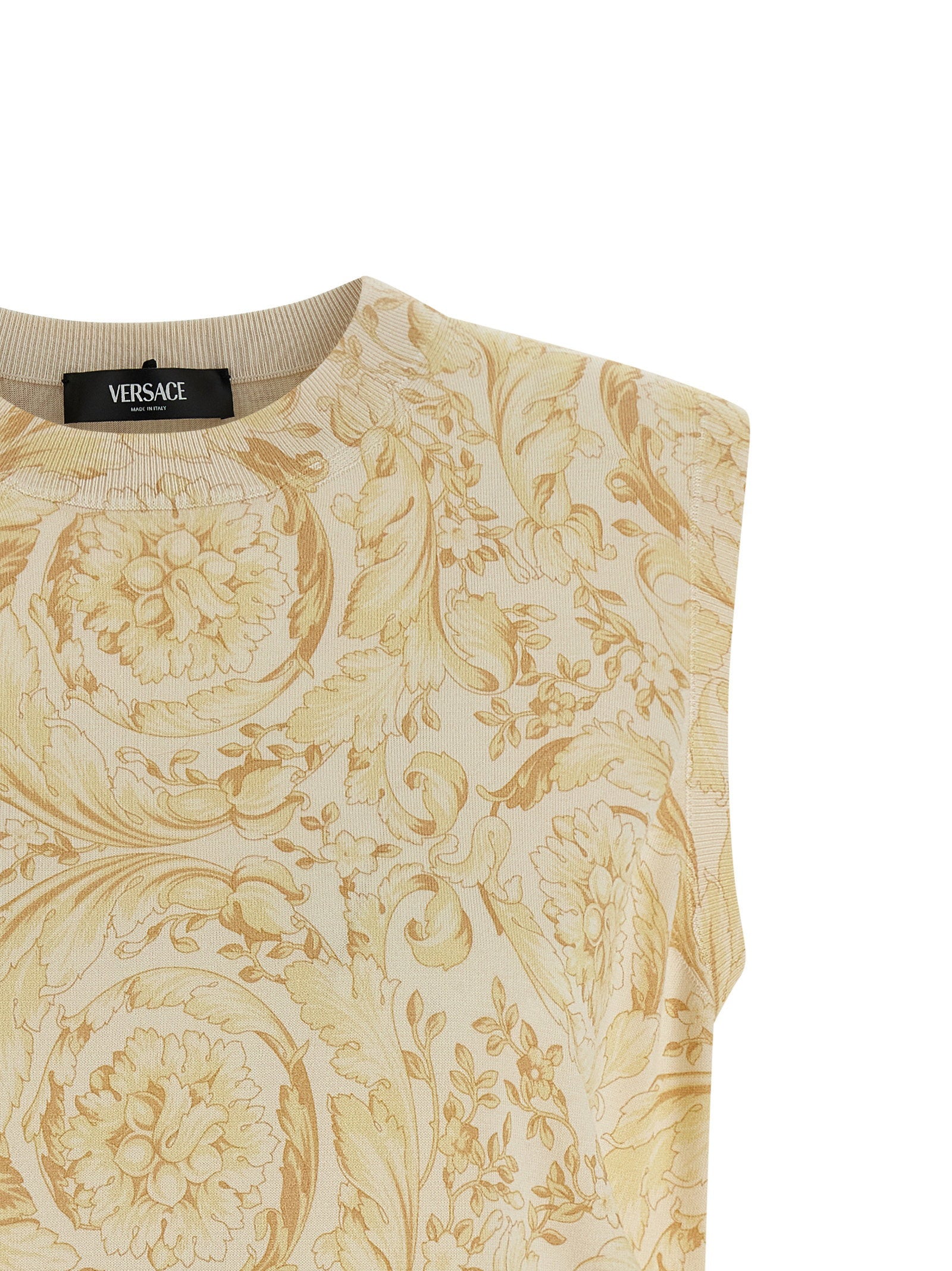 Versace Barocco Vest Yellow