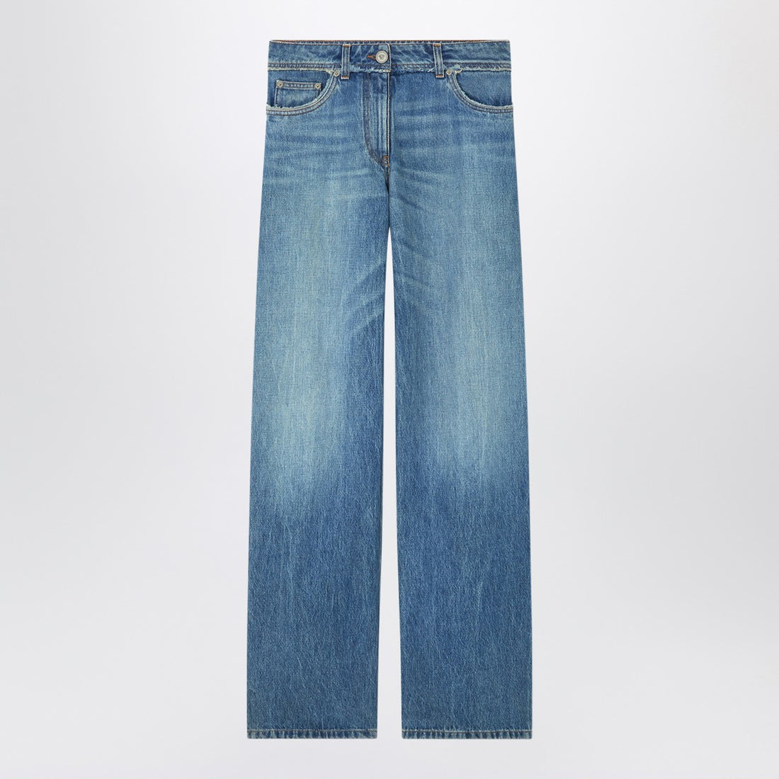 Versace Medium Boyfriend Denim Jeans Blue