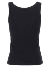 Versace 90s Vintage Logo Tank Top Black