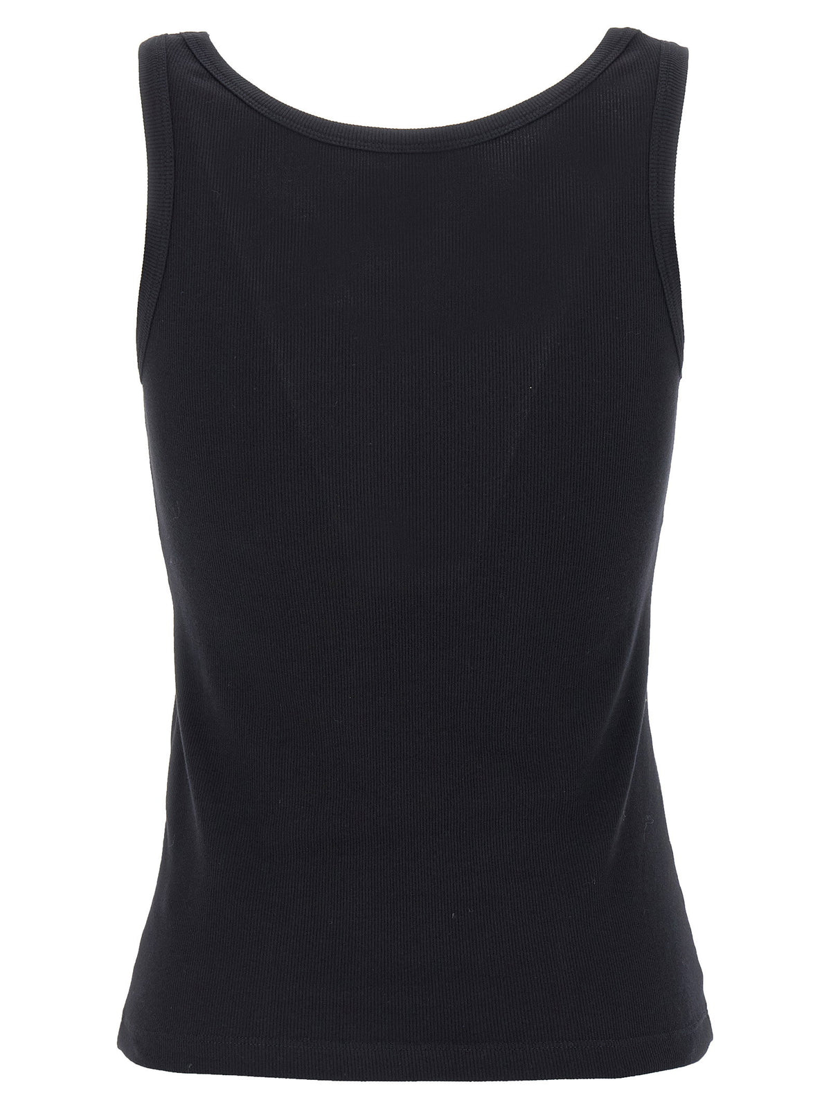 Versace 90s Vintage Logo Tank Top Black