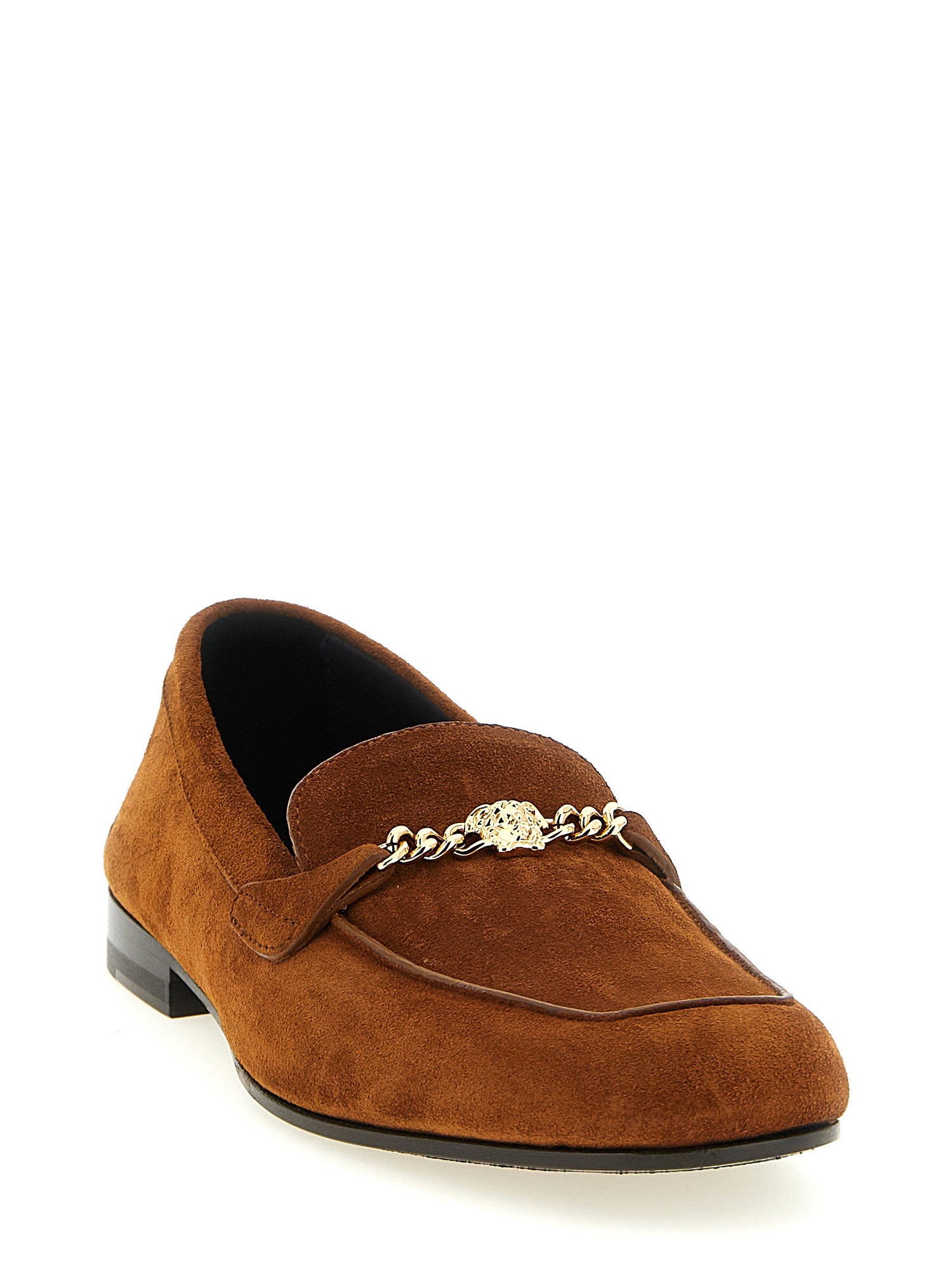 Versace Medusa Slippers Brown