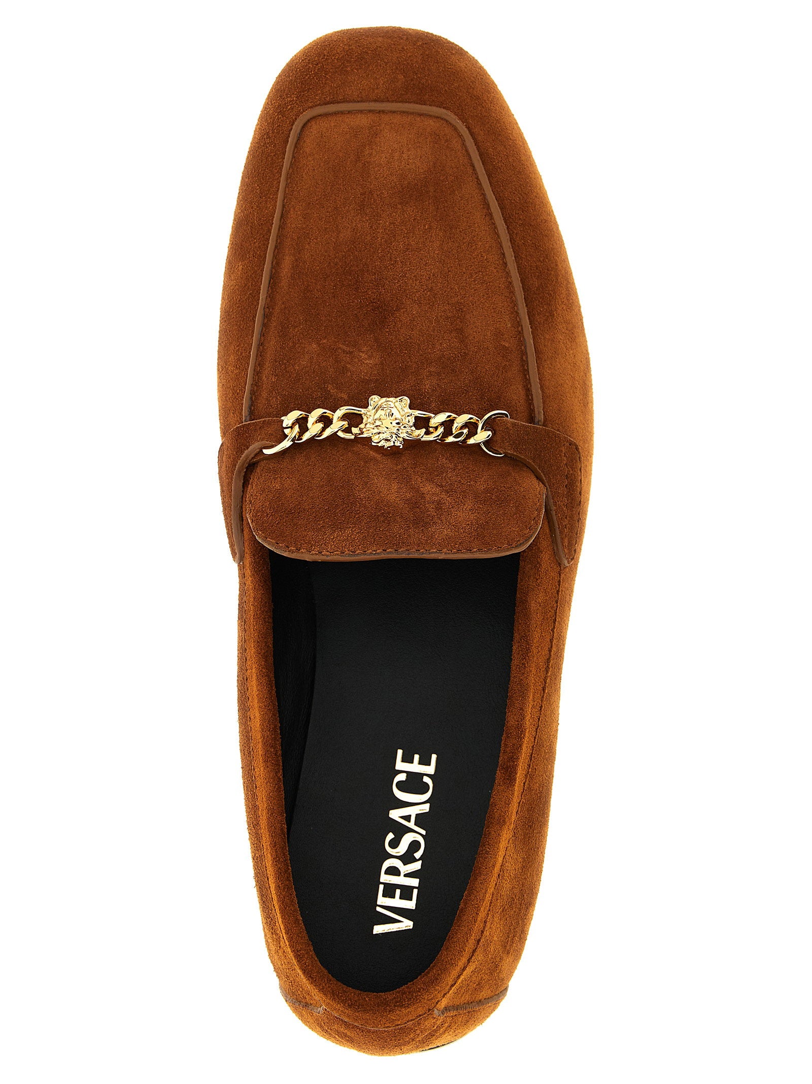 Versace Medusa Slippers Brown