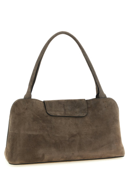 Versace Vivian Medium Shoulder Bag Brown