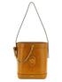 Versace Pivot Small Bucket Bag Brown