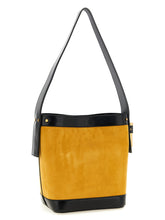 Versace Pivot Small Bucket Bag Yellow