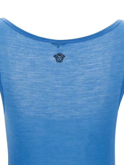 Versace Medusa Tank Top Light blue